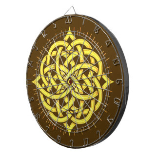 Infinite Harmony: Sacred Mandala Celtic Symbol Art Dartboard