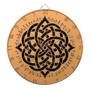 Infinite Harmony: Sacred Mandala Celtic Symbol Art Dartboard