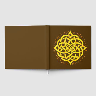 Infinite Harmony: Sacred Mandala Celtic Symbol Art Guest Book