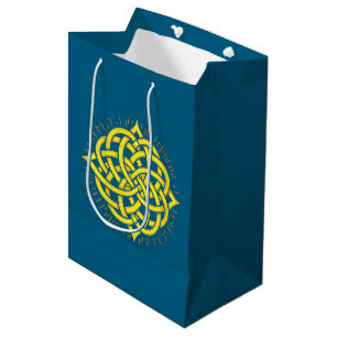 Infinite Harmony: Sacred Mandala Celtic Symbol Art Medium Gift Bag
