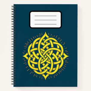 Infinite Harmony: Sacred Mandala Celtic Symbol Art Notebook