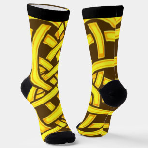 Infinite Harmony: Sacred Mandala Celtic Symbol Art Socks