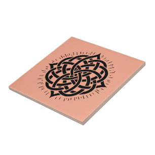 Infinite Harmony: Sacred Mandala Celtic Symbol Art Tile