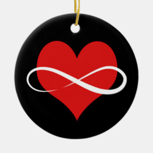 Infinite Heart Ceramic Tree Decoration