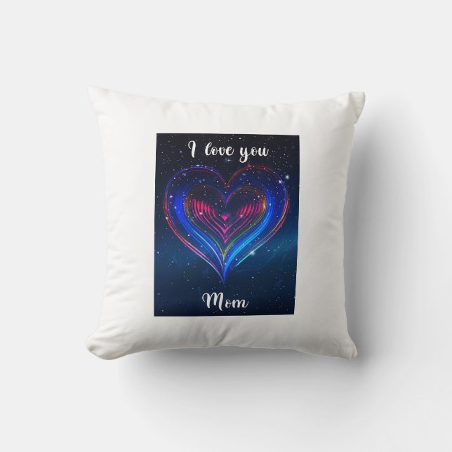 Infinite Heart / Corazón Infinito Cojín Cushion (Front)