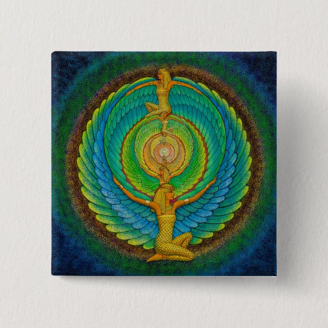 Infinite Isis 15 Cm Square Badge (Front)