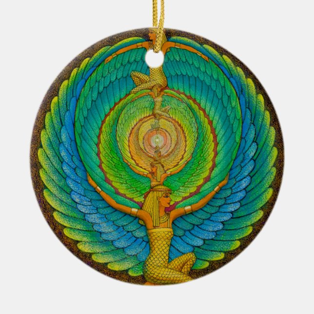 "Infinite Isis" Christmas Ornament (Front)