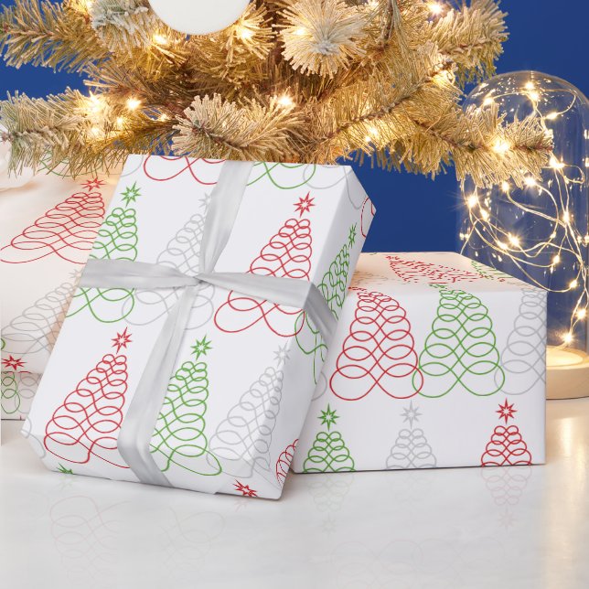 Infinite Love Christmas Tree Wrapping Paper (Holidays)