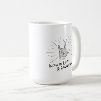 Infinite Love & Gratitude 15th Anniversary Mug