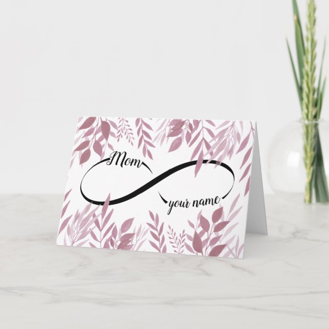 Infinite Love Mum Gift Card (Front)