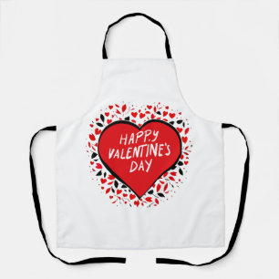 Infinite Love on Valentine's Day Apron