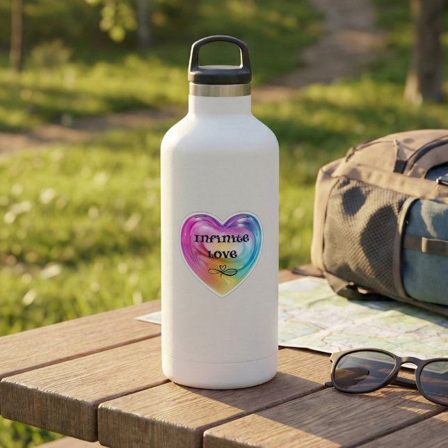 Infinite Love Rainbow Heart Die-Cut (Creator Uploaded)
