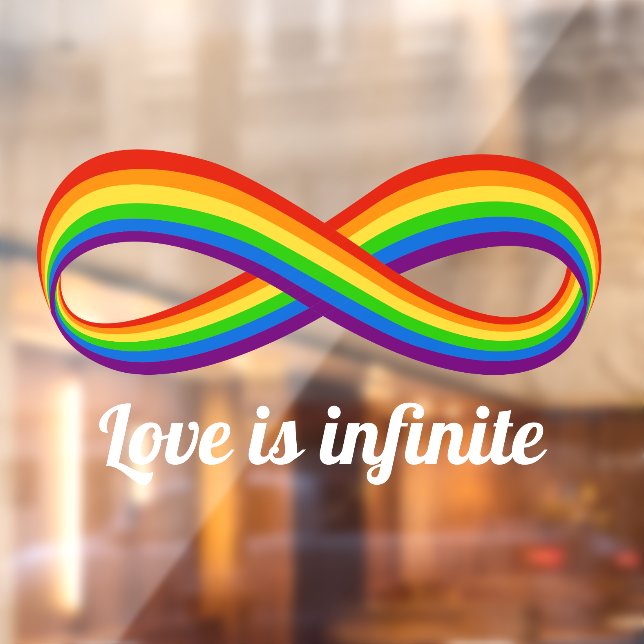 Infinite Love Symbol Rainbow Cool Infinity Pride (Sheet 2)