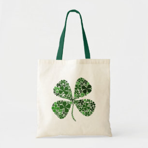Infinite Luck 4-leaf Clover Tote Bag