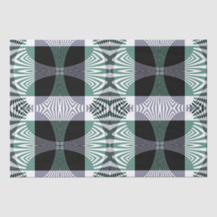 Infinite Mirage of Four-Petal Glass Shine Mandala Tissue Paper