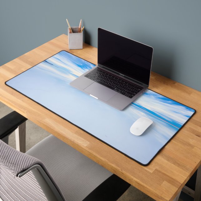 Infinite Mirror of Salar de Uyuni at Sunset Desk Mat (Office 2)
