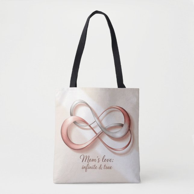 Infinite Mom Love Tote Bag (Front)