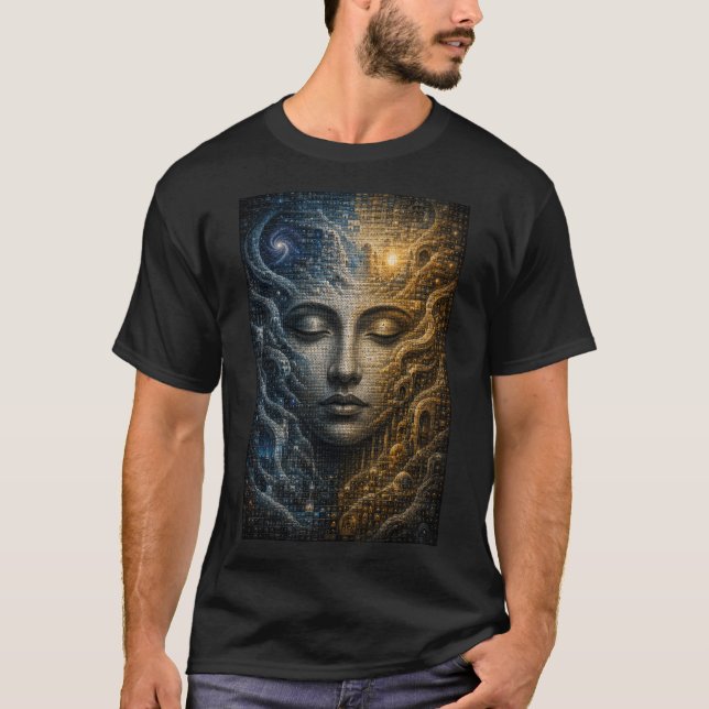 Infinite Mosaic Illusion T-Shirt (Front)