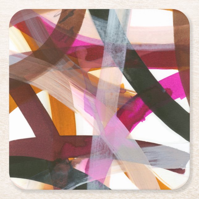 Infinite Path II Square Paper Coaster (Front)