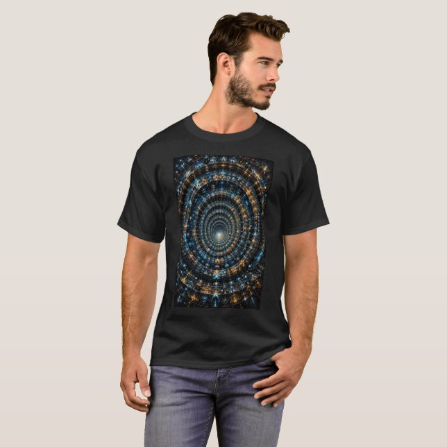 Infinite Portal Illusion 3D T-Shirt (Front Full)