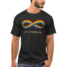 Infinite Rainbow Love Symbol Custom Gay Pride Tank