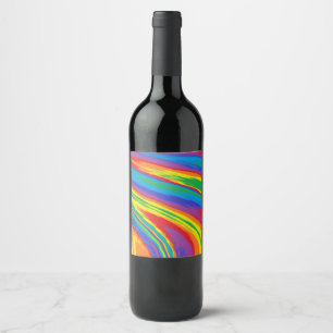 Infinite Rainbow Wine Label