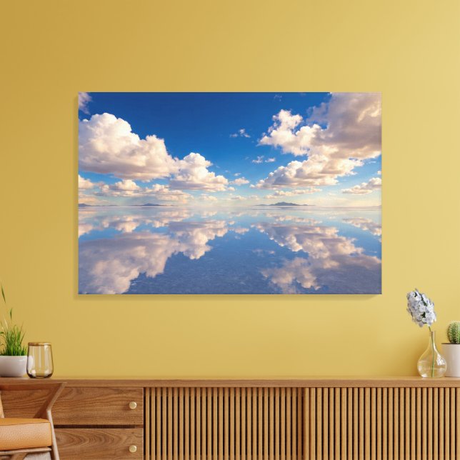 Infinite Sky Reflection Canvas Print (Insitu(LivingRoom))
