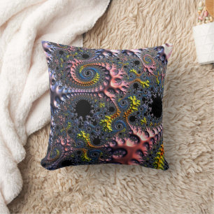 Infinite Spiral Realms Cushion