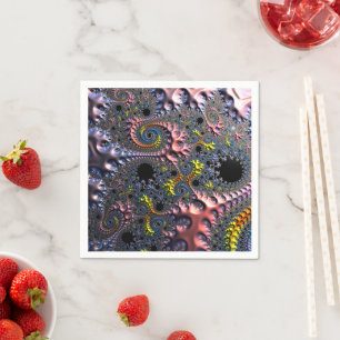 Infinite Spiral Realms Napkin