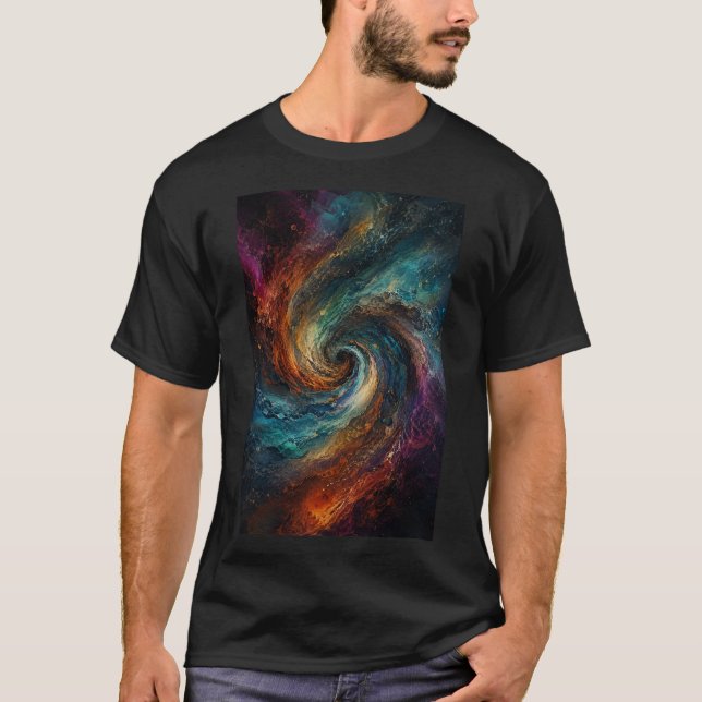 Infinite Vortex | Abstract Flow T-Shirt (Front)