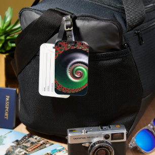 Infinite Whirl Luggage Tag