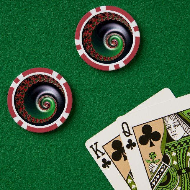 Infinite Whirl  Poker Chips (Poker Table (Double))
