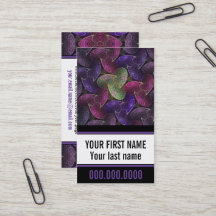 Infinite Wish Purple Abstract Pattern