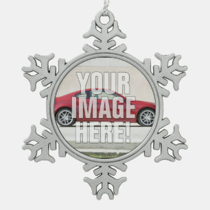 Infiniti G35 Coupe Photo - Add your car! Snowflake Pewter Christmas Ornament