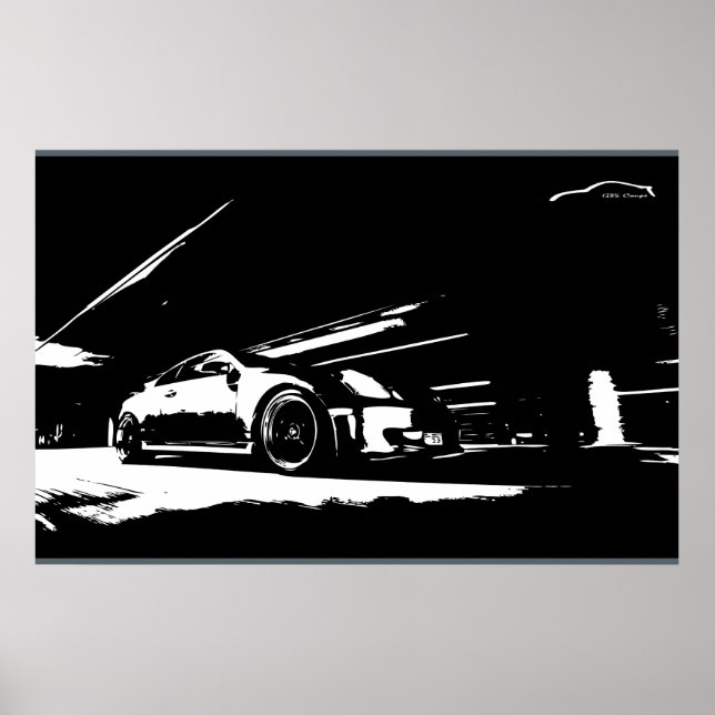 Infiniti G35 Coupe Rolling Shot Poster (Front)