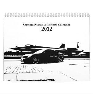 Infiniti & Nissan custom car Calendar 2012