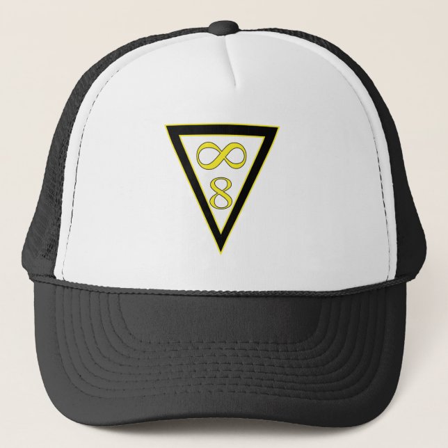 Infinity 8 trucker hat (Front)