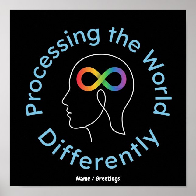 Infinity Art Processing the World Differently Poster (Front)