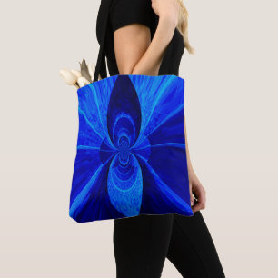 infinity blue -  tote bag