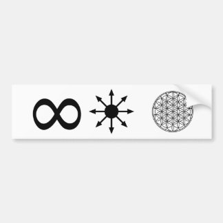 Infinity Chaos Life Bumper Sticker
