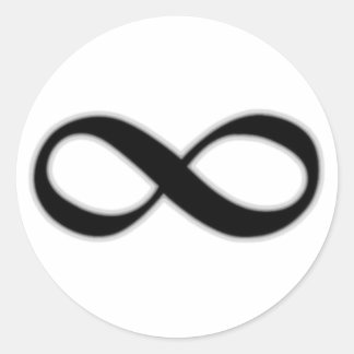 Infinity Classic Round Sticker