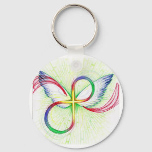Infinity Cross Key Ring