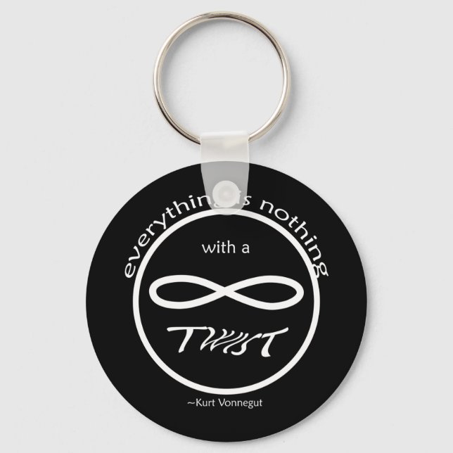 Infinity Everything Nothing Basic Keychain (Front)