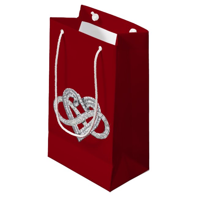 Infinity Heart Gift Bag (Front Angled)