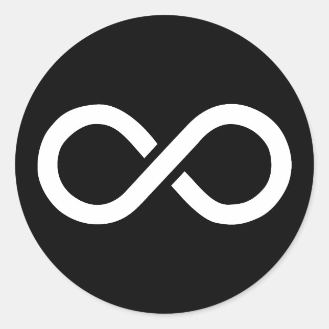 Infinity Ideology Classic Round Sticker (Front)