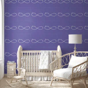 Infinity - Lemniscate LOVE - white Wallpaper