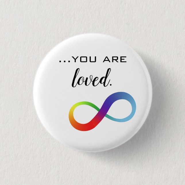 Infinity LGBTQ+ Pride Tote 3 Cm Round Badge (Front)