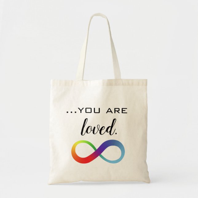 Infinity LGBTQ+ Pride Tote Bag (Front)