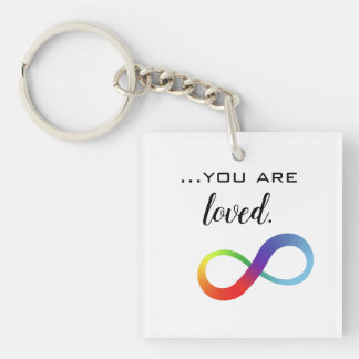 Infinity LGBTQ+ Pride Tote Key Ring