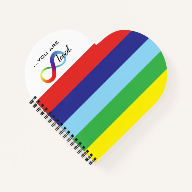 Infinity LGBTQ+ Pride Tote Notebook (Front)